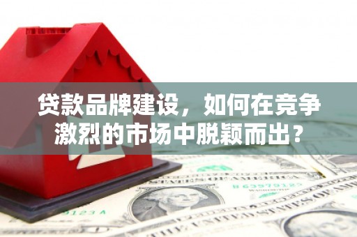 兴庆贷款品牌建设，如何在竞争激烈的市场中脱颖而出？