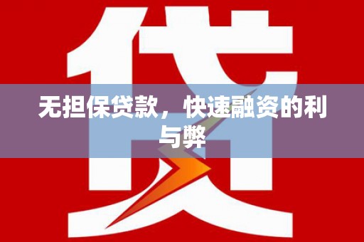兴庆无担保贷款，快速融资的利与弊