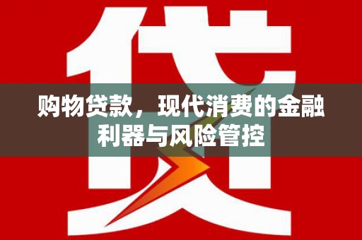 兴庆购物贷款，现代消费的金融利器与风险管控