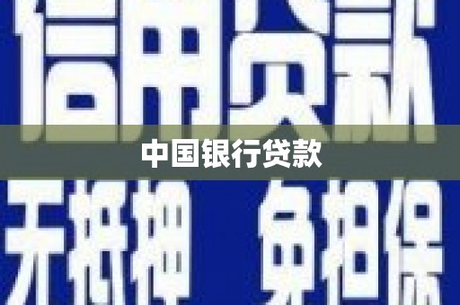 兴庆中国银行贷款