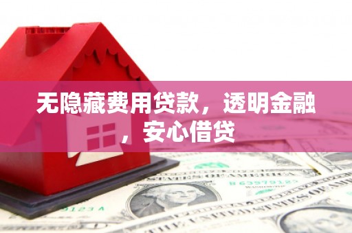 兴庆无隐藏费用贷款，透明金融，安心借贷