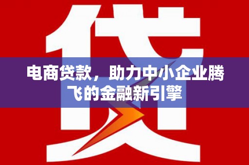 兴庆电商贷款，助力中小企业腾飞的金融新引擎