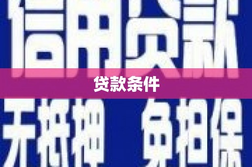 兴庆贷款条件