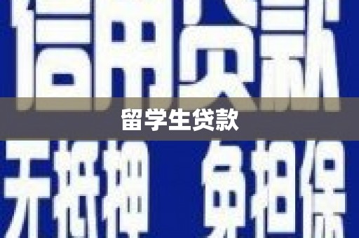 兴庆留学生贷款