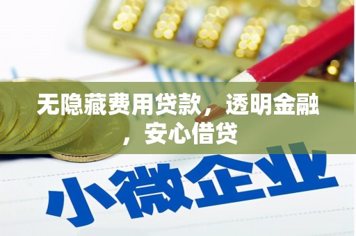 兴庆无隐藏费用贷款，透明金融，安心借贷