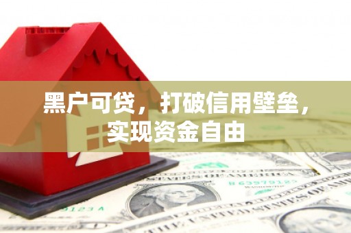 兴庆黑户可贷，打破信用壁垒，实现资金自由