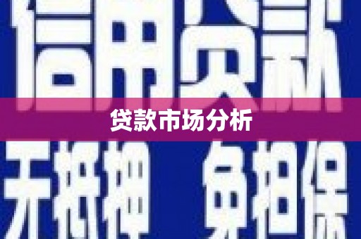 兴庆贷款市场分析