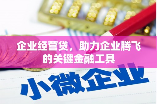 兴庆企业经营贷，助力企业腾飞的关键金融工具