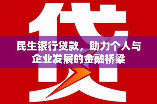 兴庆民生银行贷款，助力个人与企业发展的金融桥梁