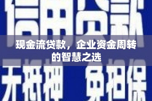 兴庆现金流贷款，企业资金周转的智慧之选