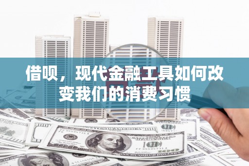 兴庆借呗，现代金融工具如何改变我们的消费习惯