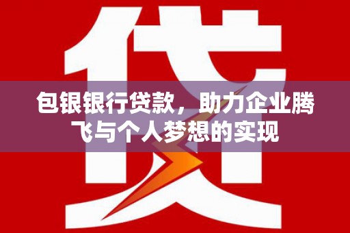兴庆包银银行贷款，助力企业腾飞与个人梦想的实现