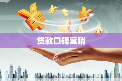兴庆贷款口碑营销